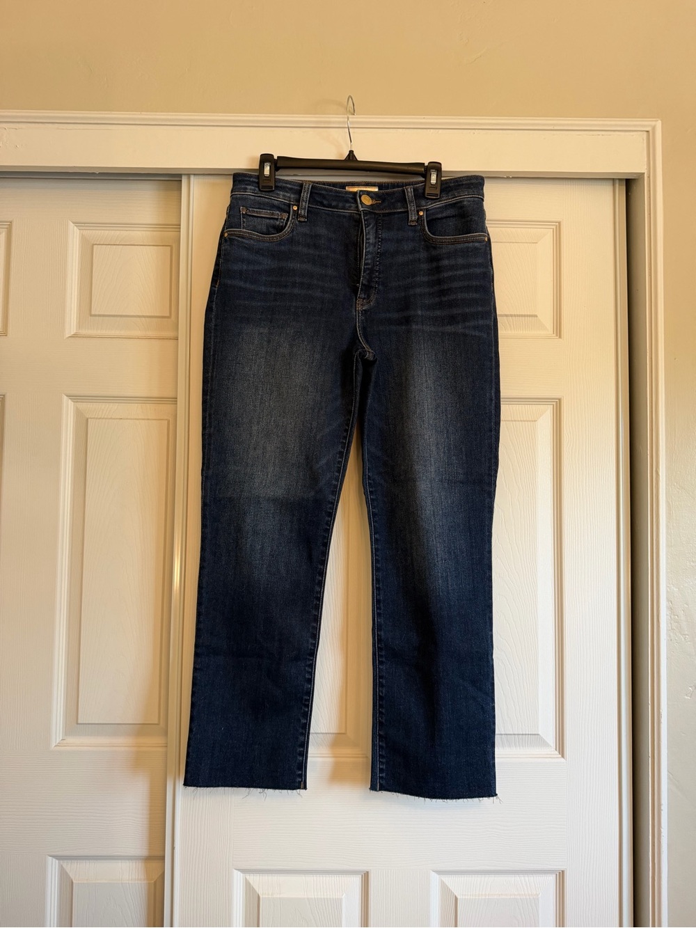 Kut from the Kloth Reese straight leg jeans, size 12